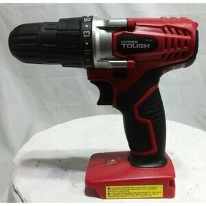 Hyper Tough AQ75005G 18V 3/8in Cordless Drill Driver NiCd FULLY TESTED Tool Only